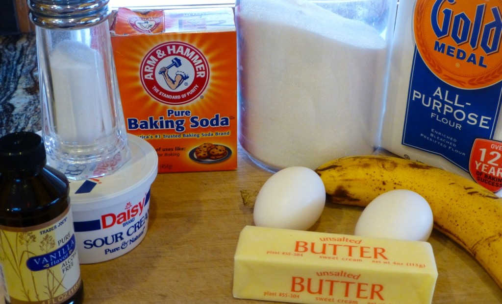 Banana Bread Ingredients