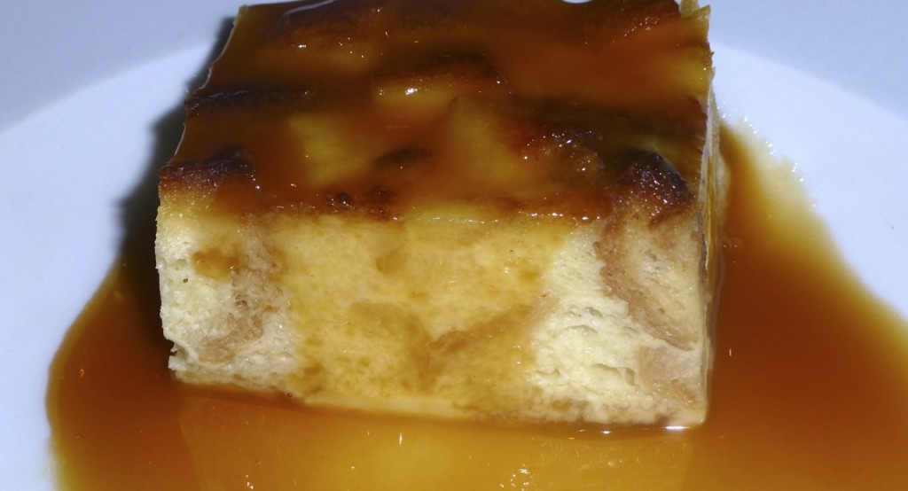 Bread Pudding with Caramel Sauce