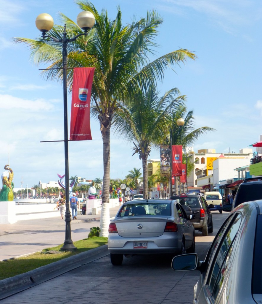 Street in Cozumel, Mexico