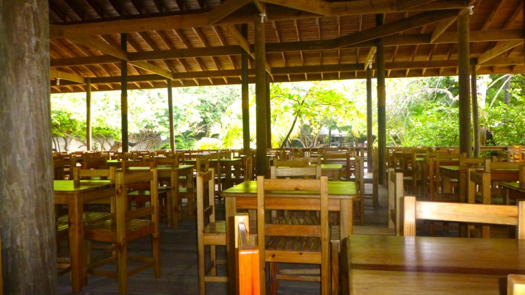 Covered Deck, Tabyana Beach, Roatan, Honduras