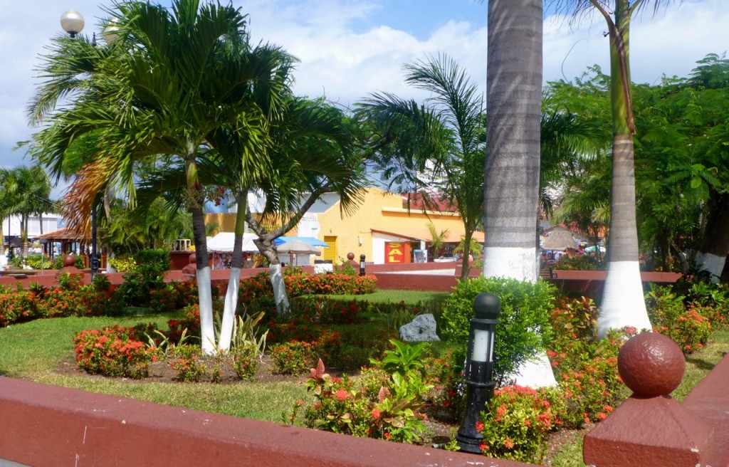 Plaza in Cozumel, Mexico