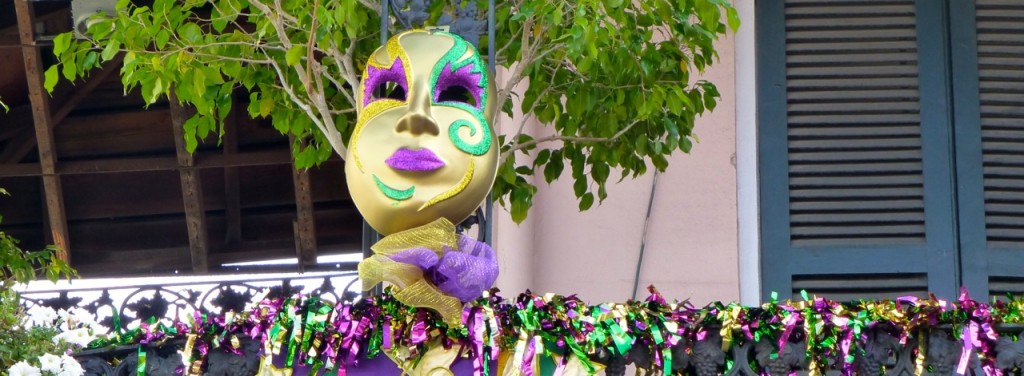 Mask, French Quarter, New Orleans, Louisiana