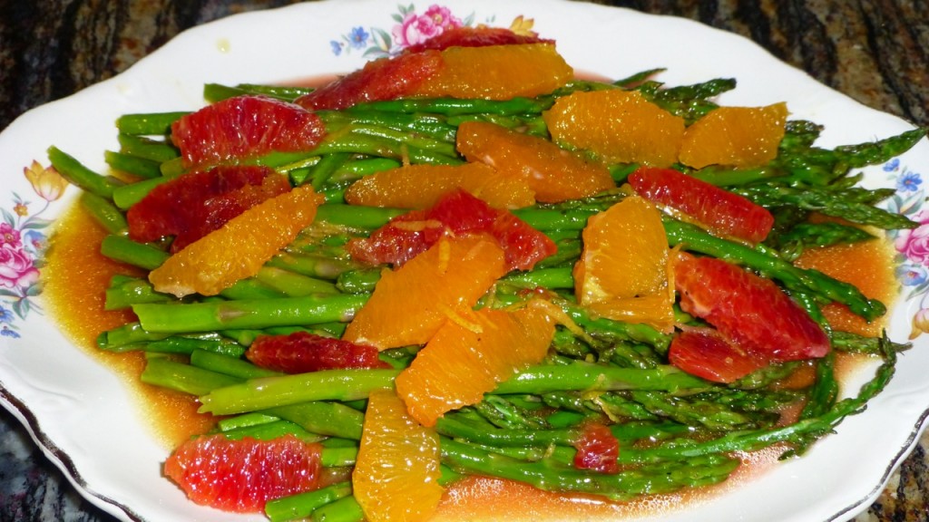 Warm Asparagus and Citrus Salad