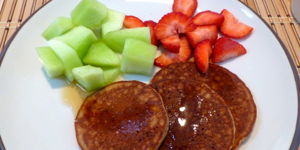 Paleo Pancakes with Fruit