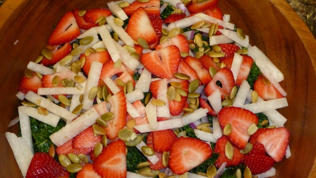 Kale Strawberry Salad