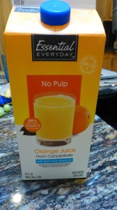 Orange Juice (no pulp)