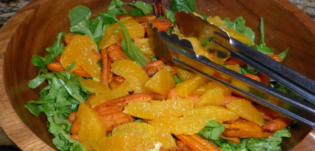 Roasted Carrot & Blood Orange Salad
