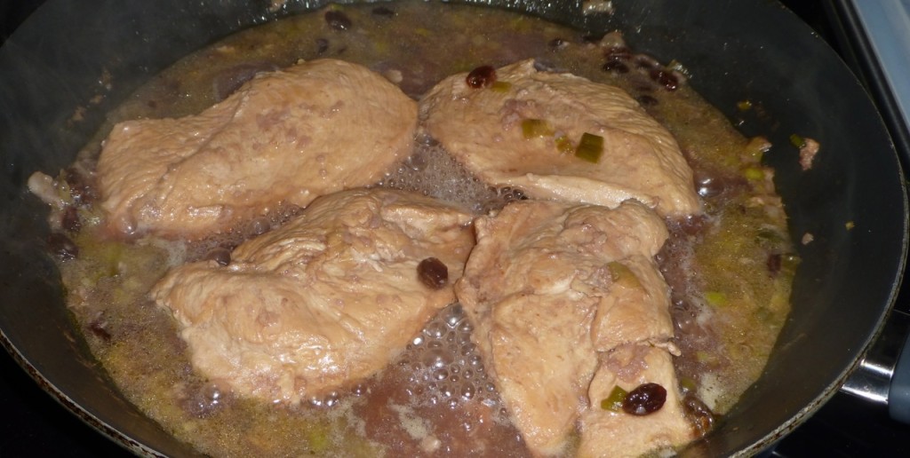 Grilling Pomegranate Chicken