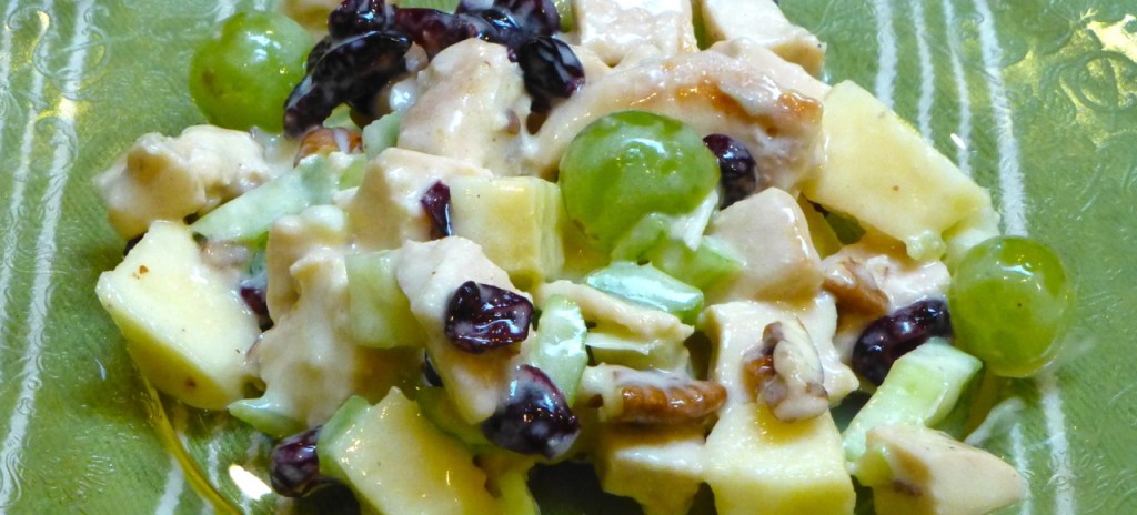 Chicken Salad with Grapes, Apples and Cranberries