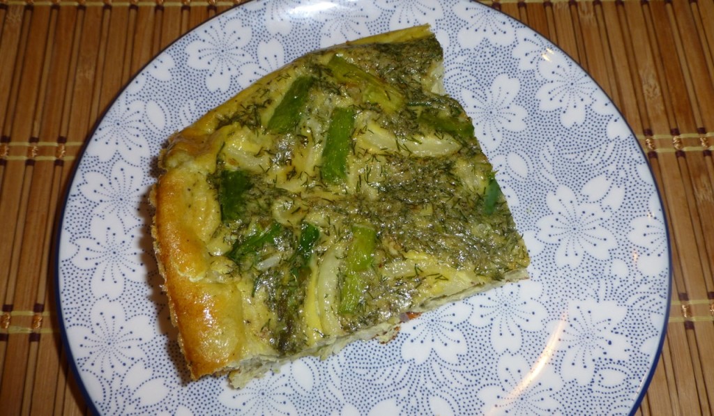 Asparagus, Dill, Onion and Egg Casserole