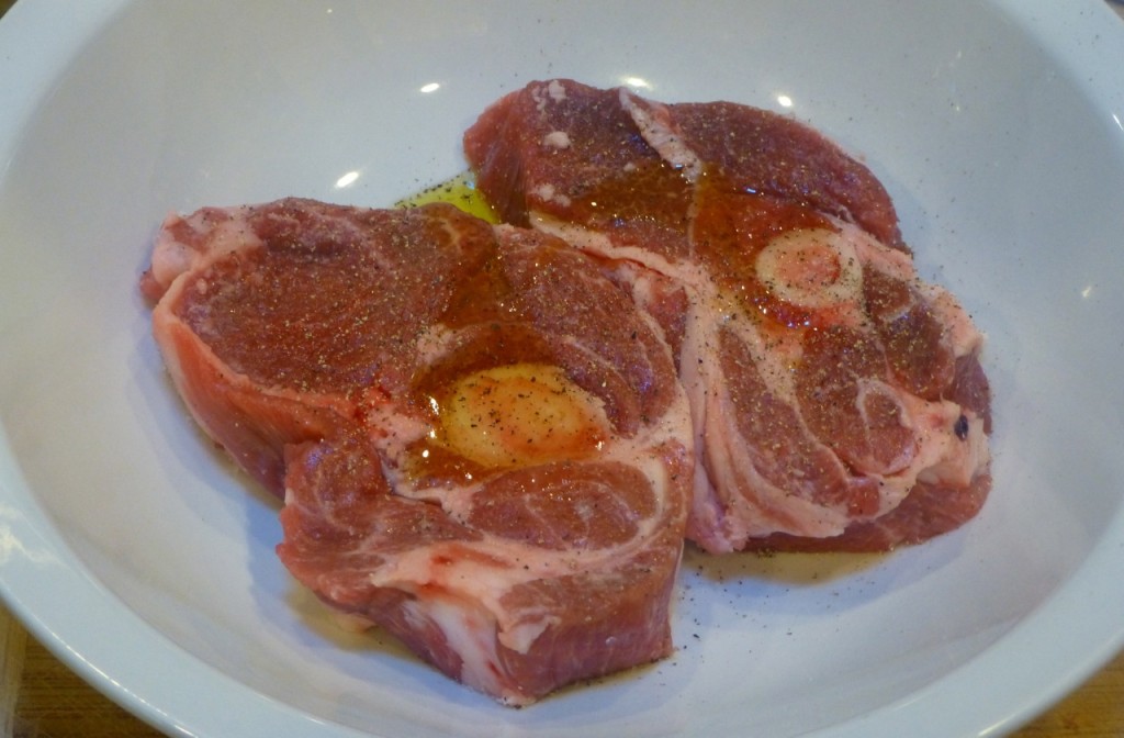 Preparing Lamb Chops