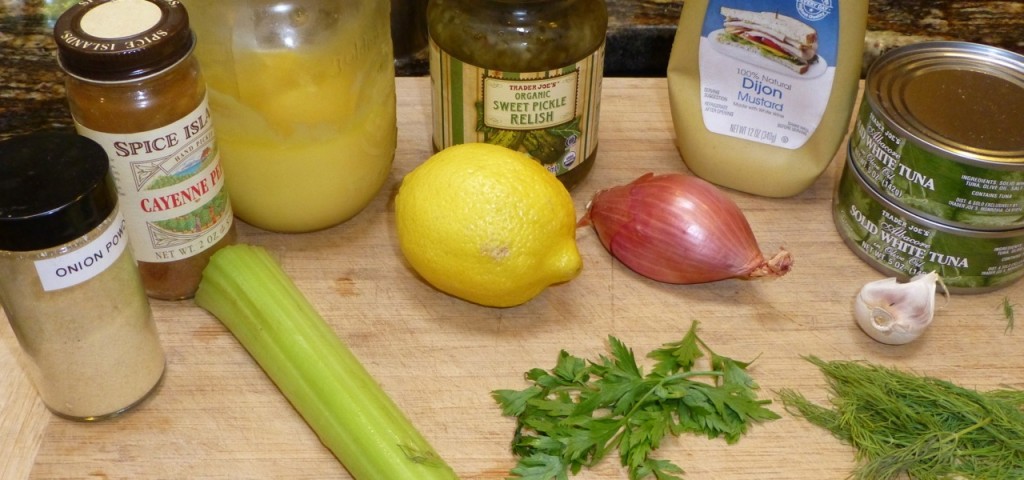 Paleo Tuna Salad Ingredients
