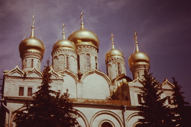 Cathedral - Kremlin, Russia, Circa 1970