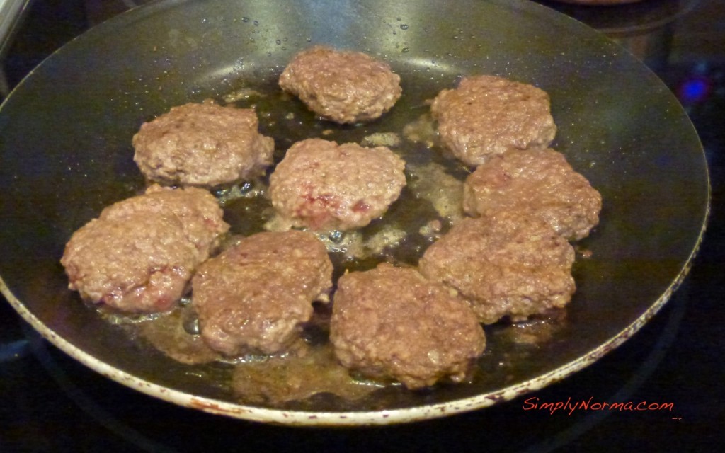 Fry the Sausage Patties