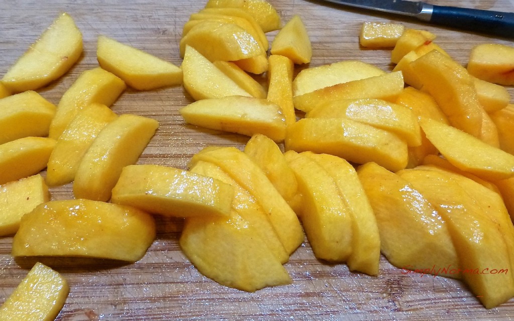 Slice Peaches