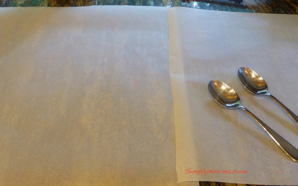 Parchment Paper, Two Spoons