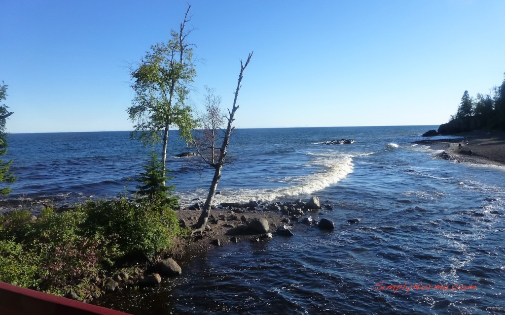 View of Lake Superior from Lutsen Resort