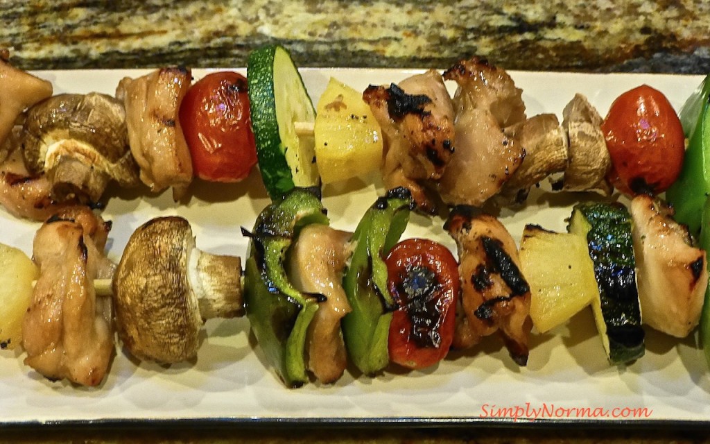 Paleo Hawaiian Chicken Kebobs