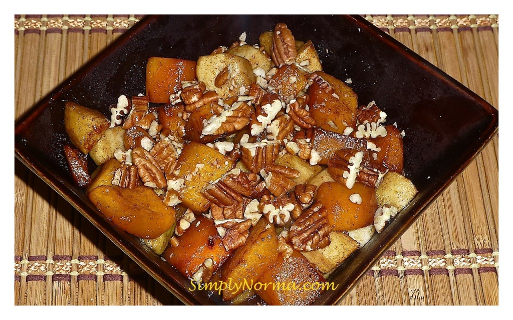 Baked Butternut Squash with Apples