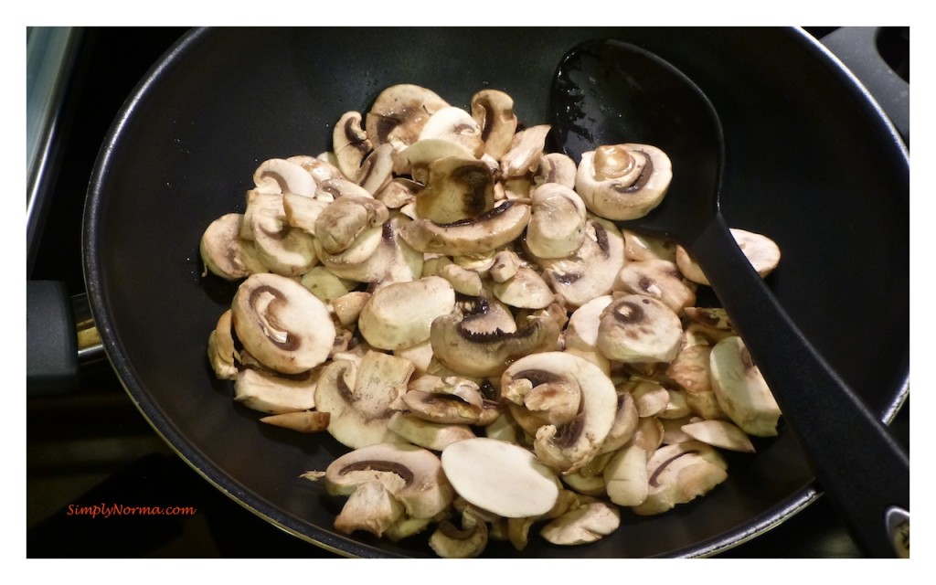 Add mushrooms to skillet