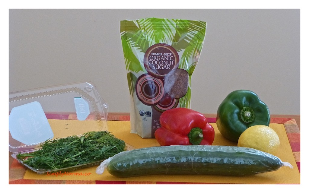 Ingredients for Cucumber Salad