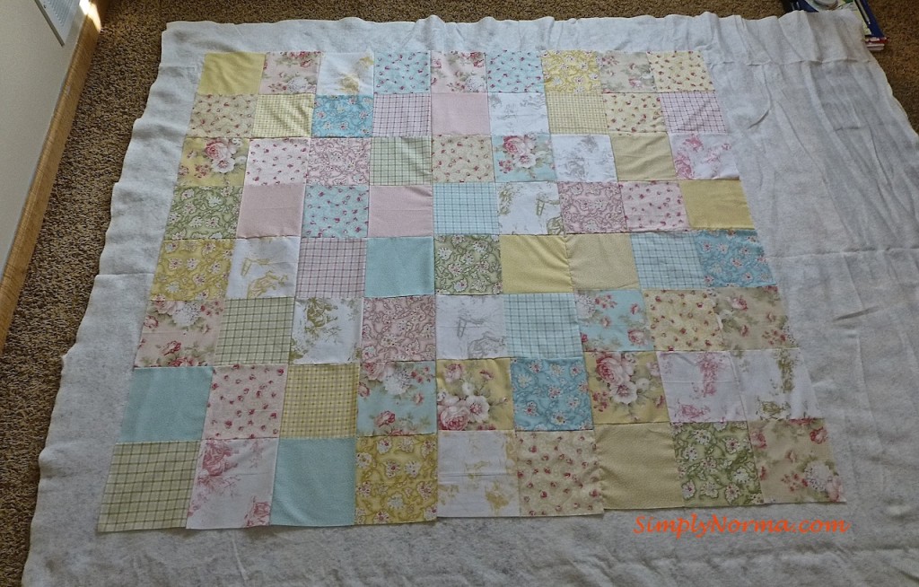 Piecing a Quilt Together