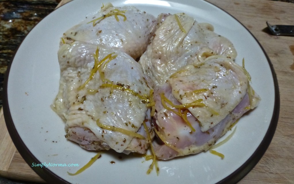 Marinated Lemon and Oregano Chicken