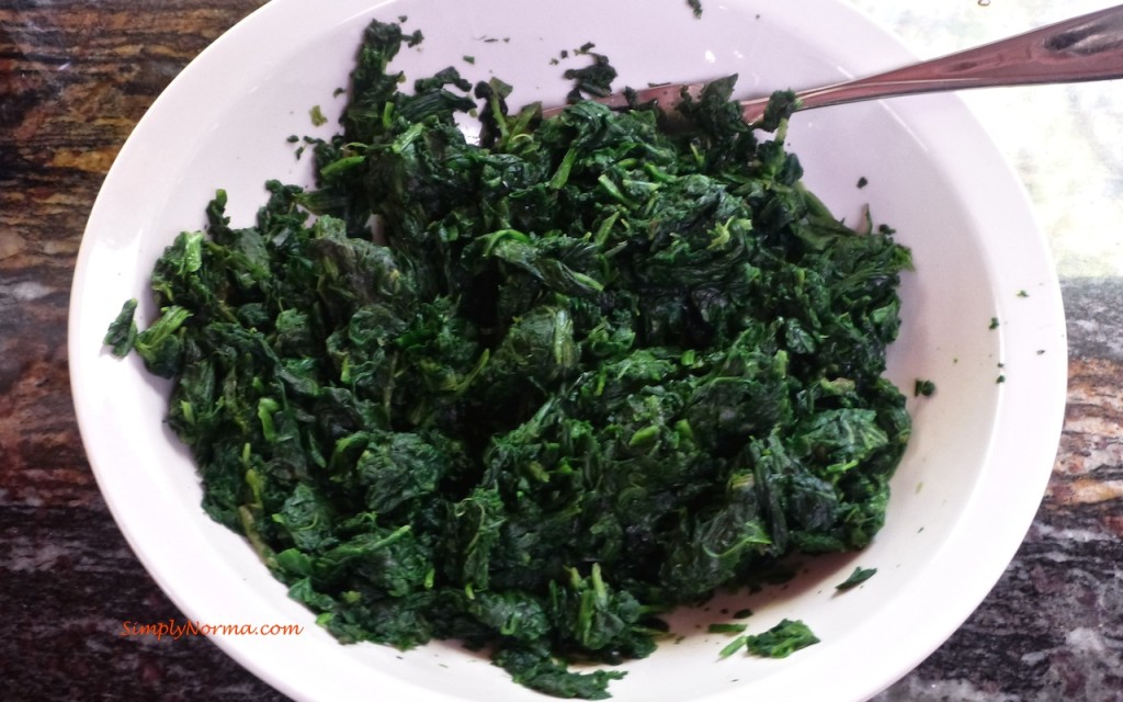 Thawed Spinach