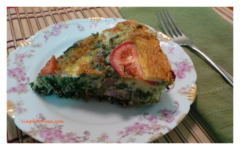 Spinach Turkey Frittata