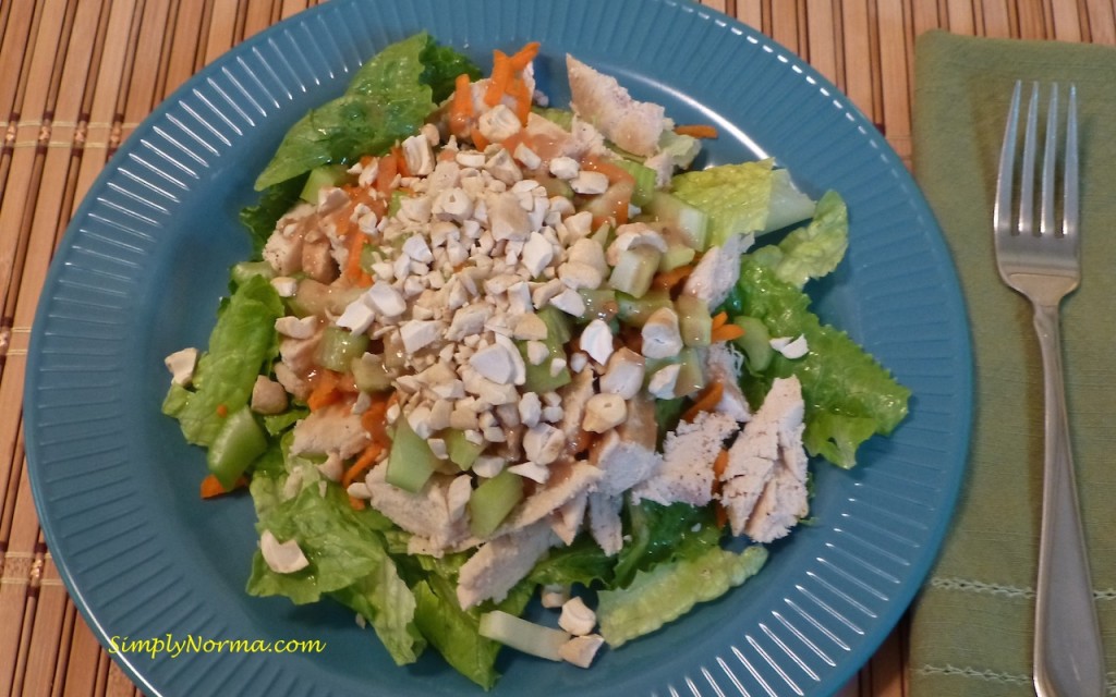 Thai Chicken Salad with Cashew Dressing
