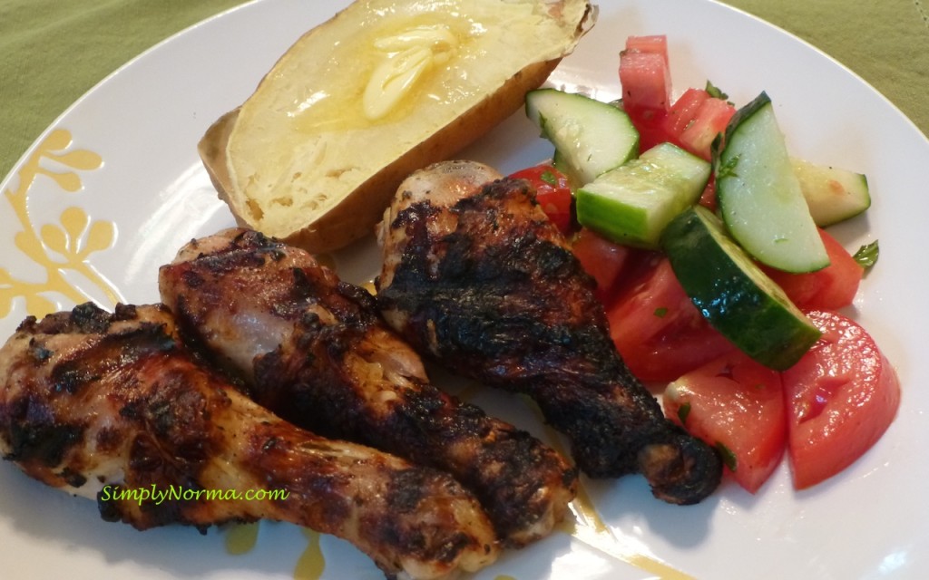 Spicy Grilled Drumsticks