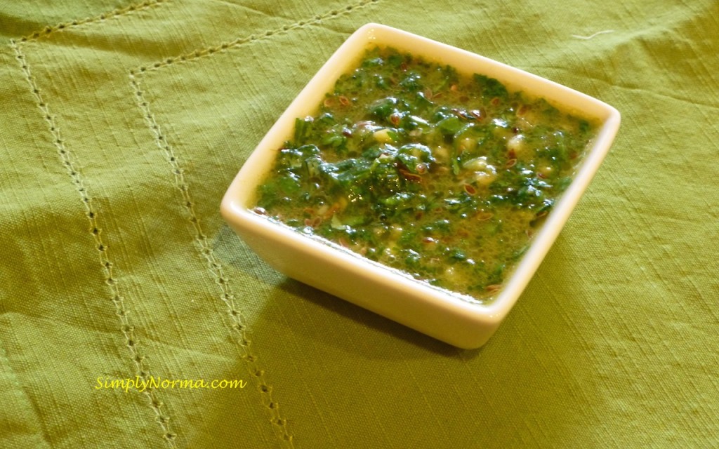 Cilantro Dill Sauce