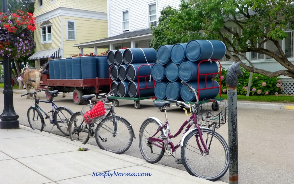 Transporting Supplies, Mackinac Island, Michigan