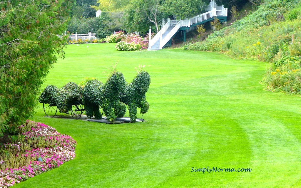 Park Grounds, Grand Hotel, Mackinac Island, Michigan