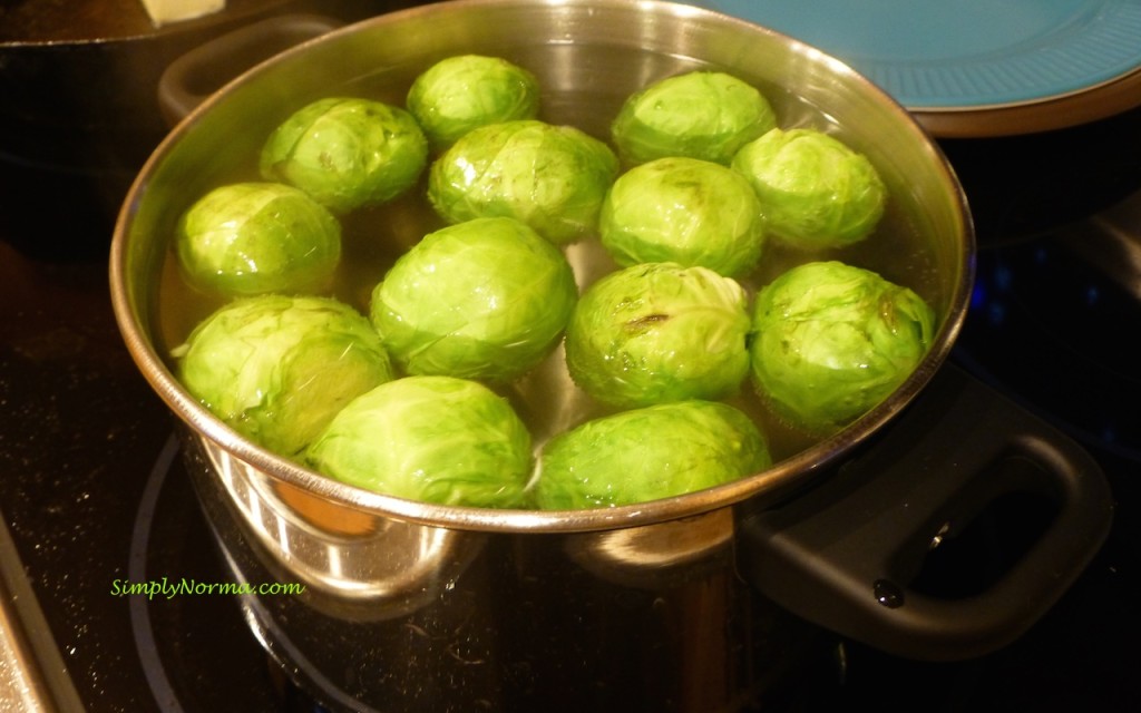 Parboil Brussels Sprouts