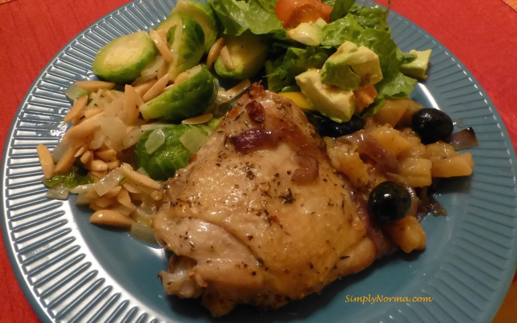 Paleo Baked Chicken with Sweet Potato