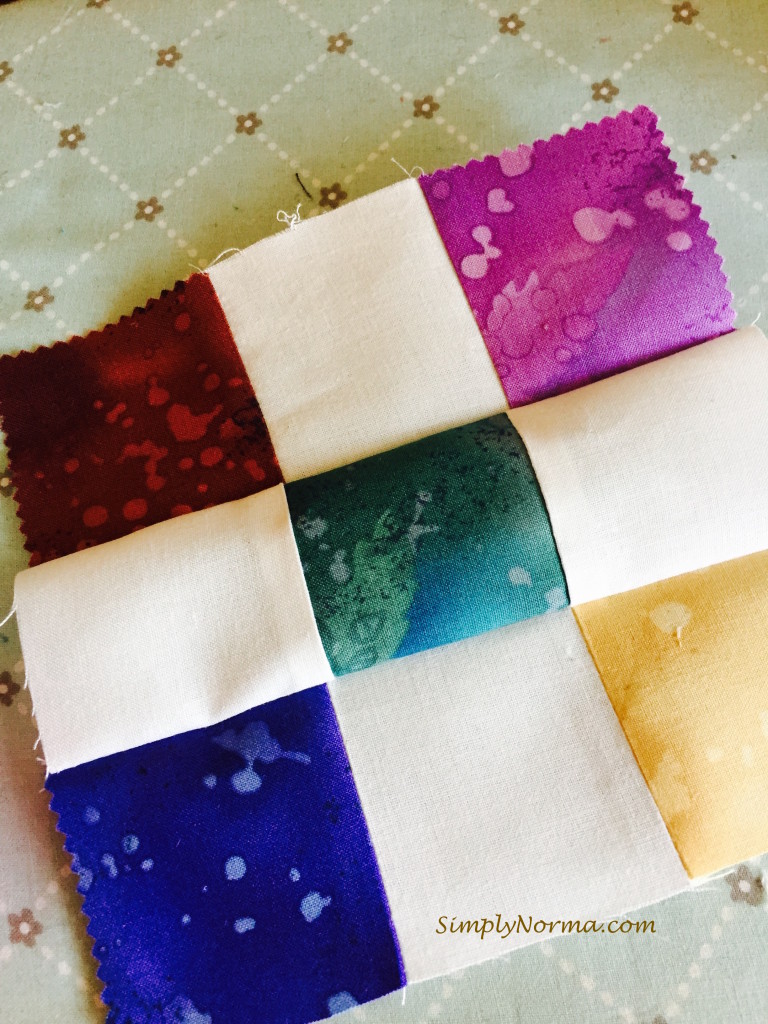 Sewing The Squares Together