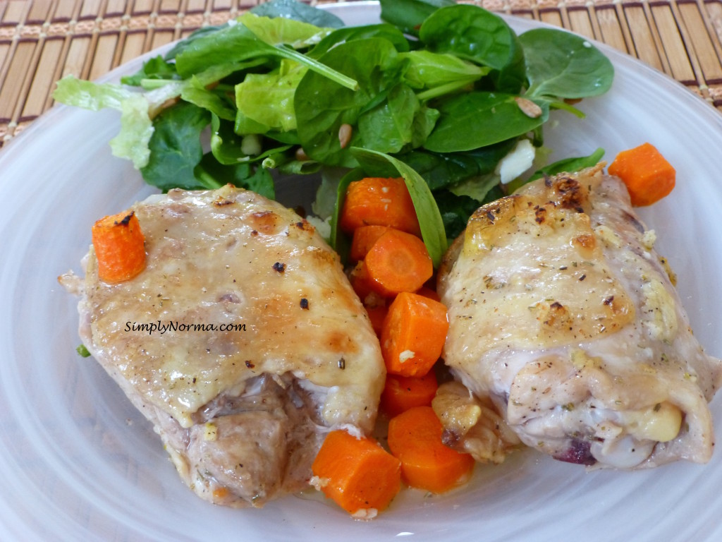 Braised Chicken with Rosemary & Carrots