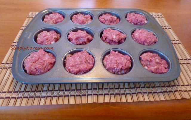 Uncooked Mini Meat Loaves