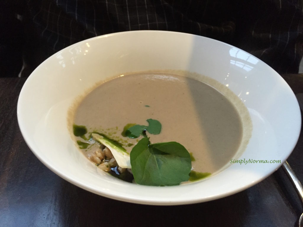 Wild Mushroom Soup, Spoon and Stable
