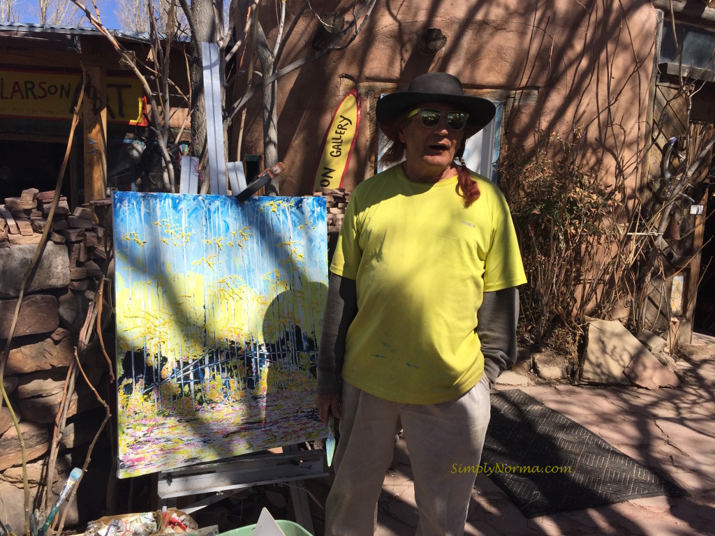 Canyon Road Local Artist, Santa Fe, New Mexico