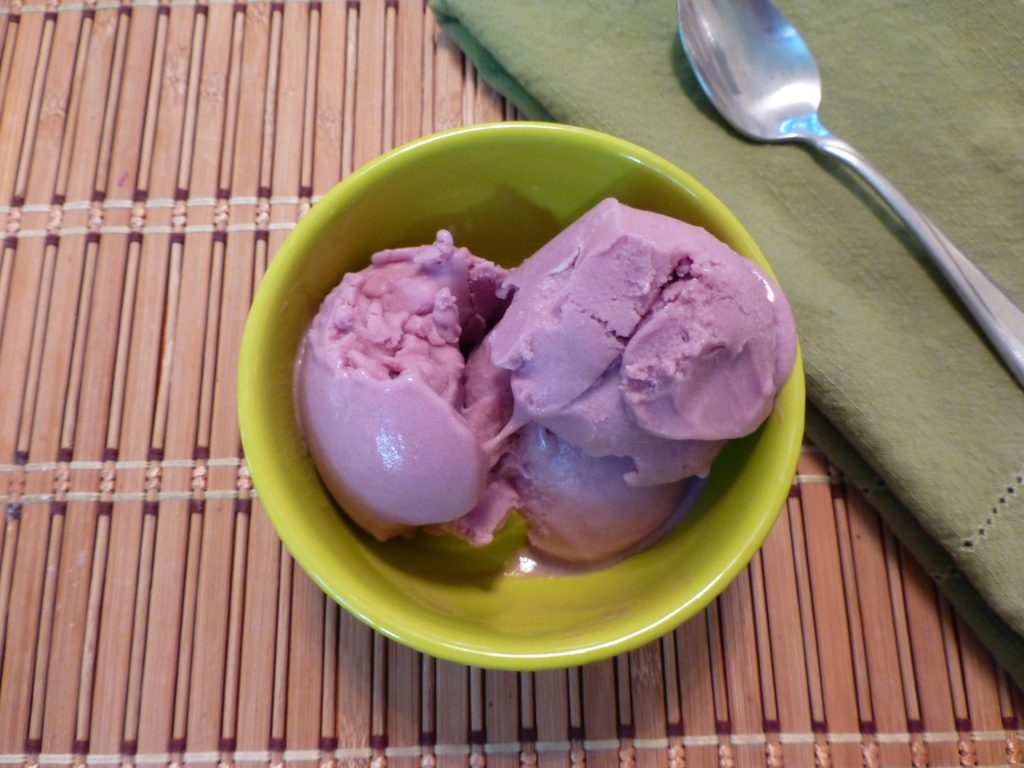 Coconut Vegan Purple Sweet Potato Ice Cream