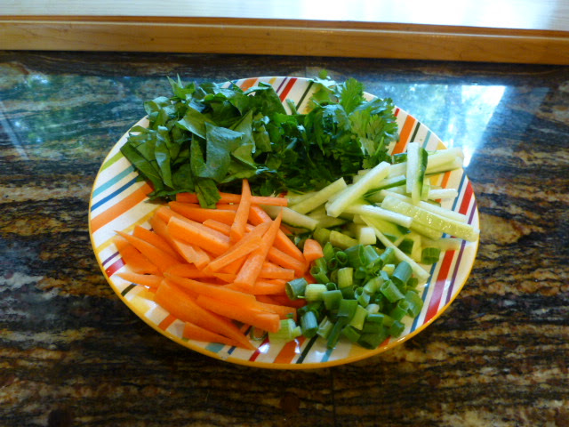 Ingredients for Fresh Spring Rolls