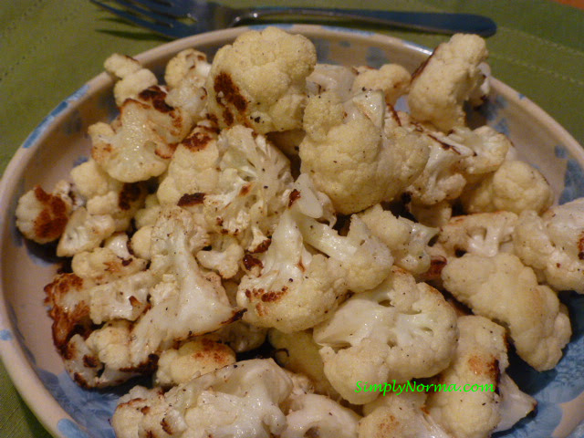 Easy Roasted Cauliflower