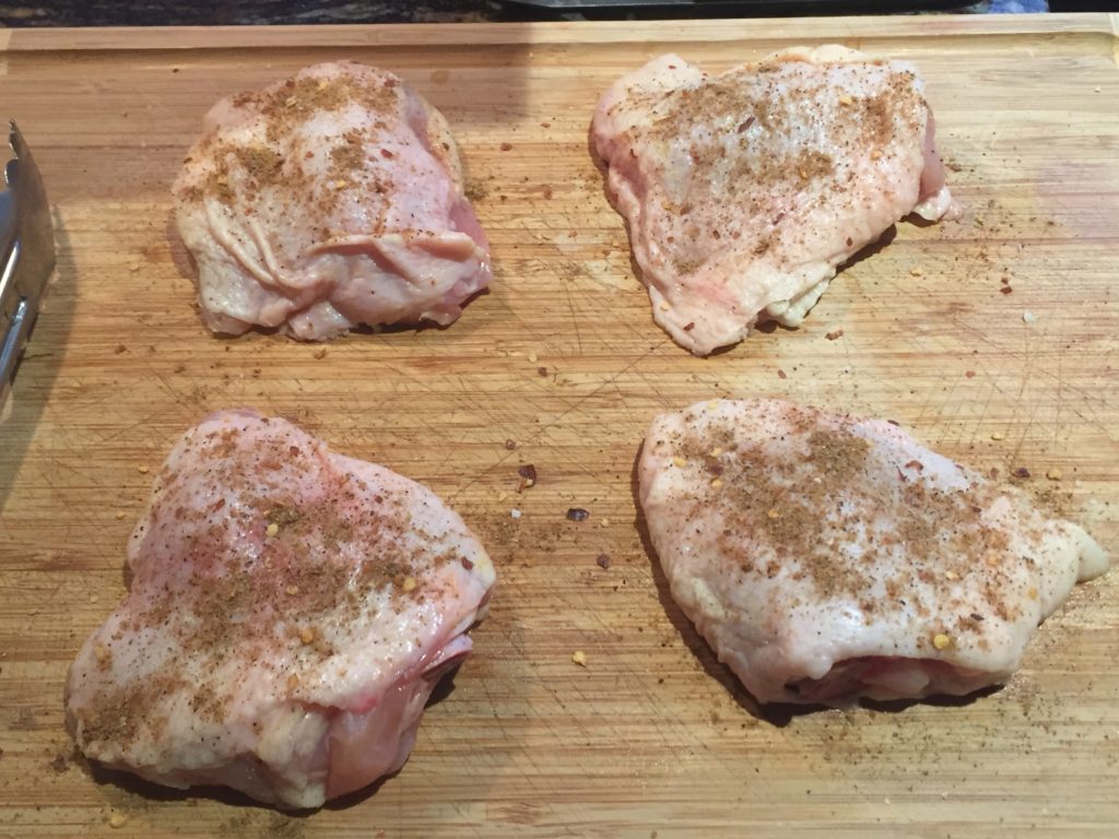 Spiced Up Chicken Thighs