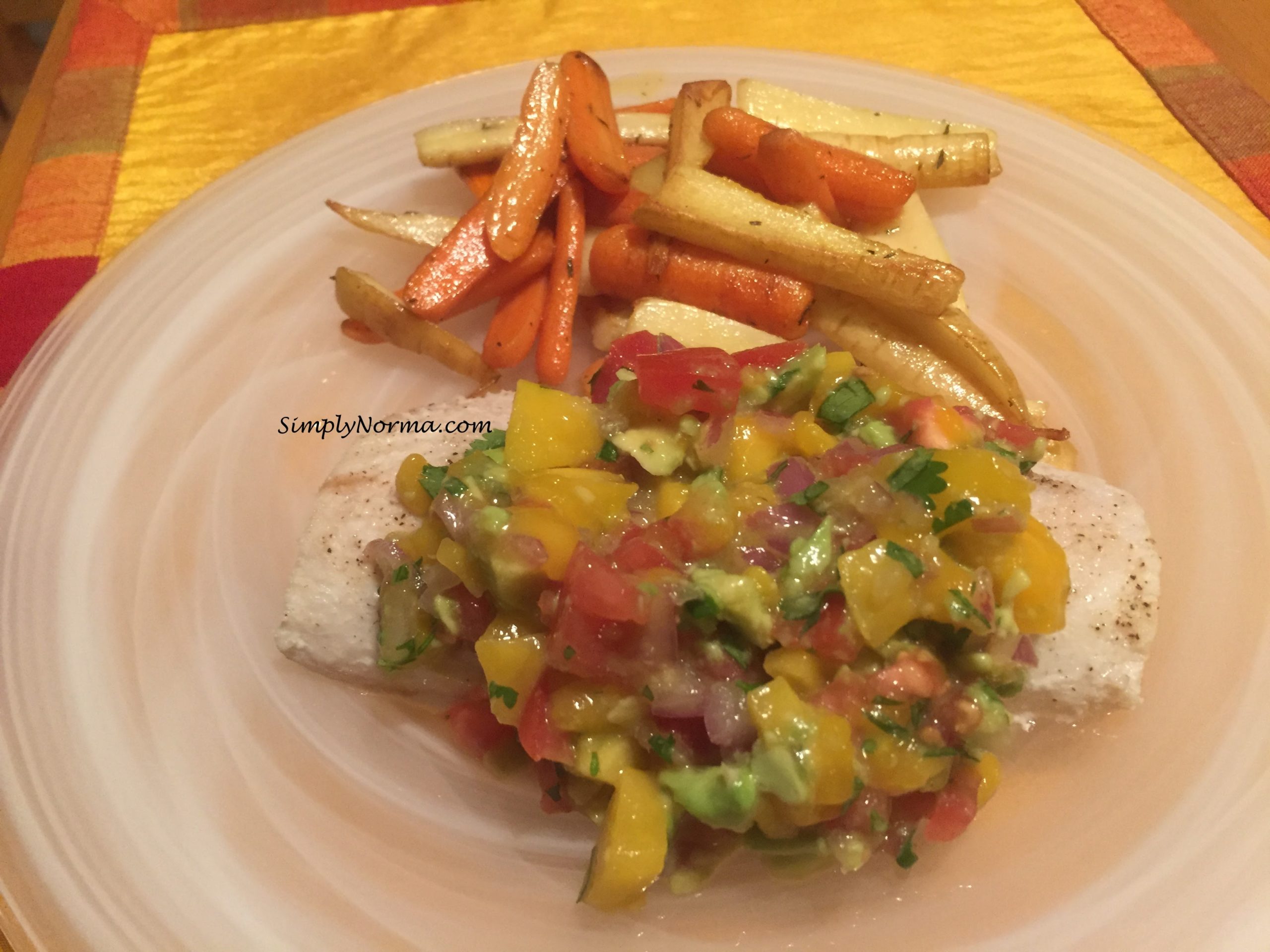 Mahi Mahi with Mango Salsa