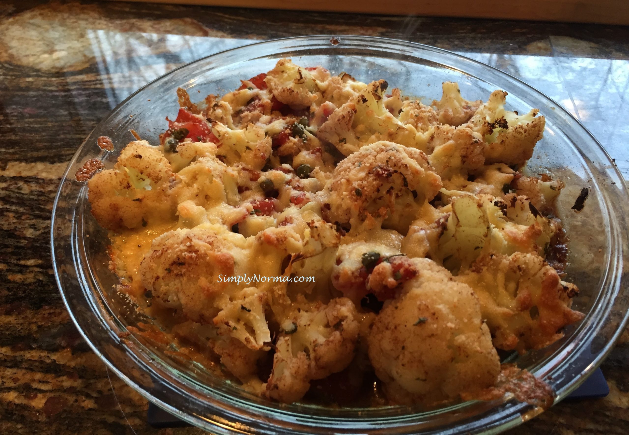 Cauliflower Tomato Casserole (Paleo)