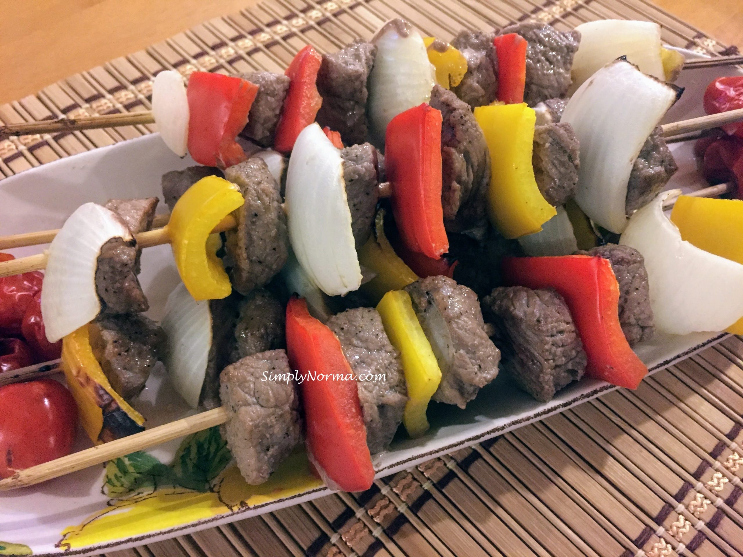 Paleo  Beef Shish Kabobs